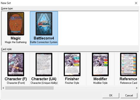 Collaborative card game creation with Magic Set Editor setup file